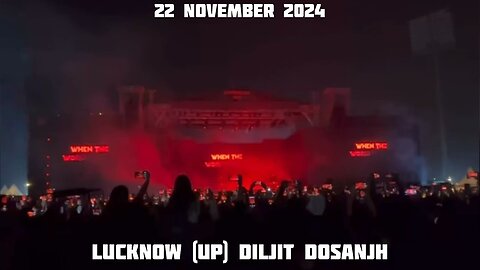 Diljit Dosanjh lucknow show 2024 #lucknow