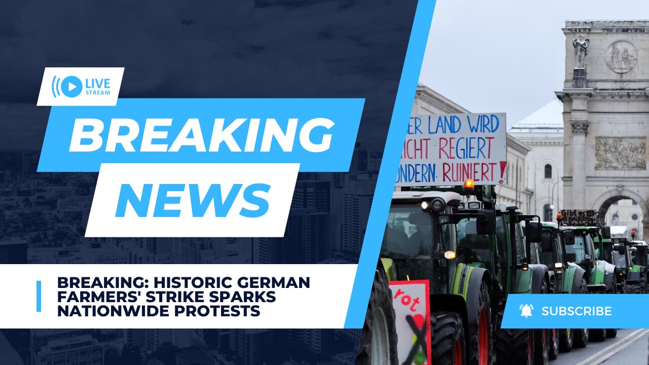 Germany SHUTS DOWN! Historic Farmers' Uprising Unleashes Chaos – The Truth Behind the Blockades 🚜🔥