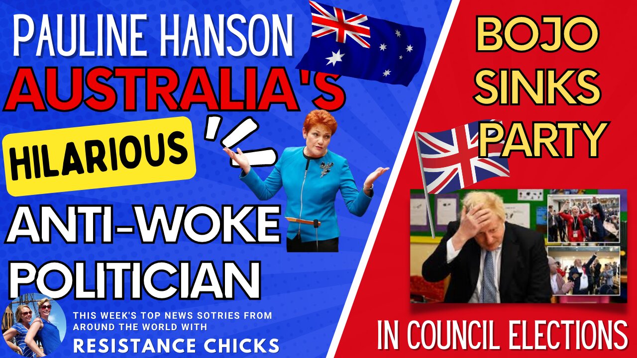 Pauline Hanson, Australia's Hilarious Anti-Woke Politian & BOJO Sinks Party in Council Election