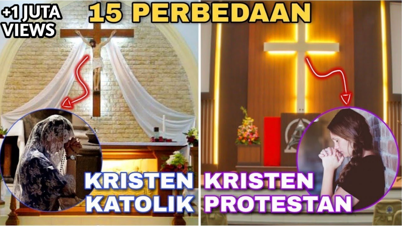 Se-IMAN tapi TAK Se-AMIN_ Perbedaan Kristen Katolik & Kristen Protestan yg wajib diketahui