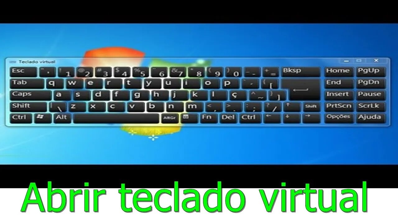 Como ATIVAR o TECLADO VIRTUAL no WINDOWS 10