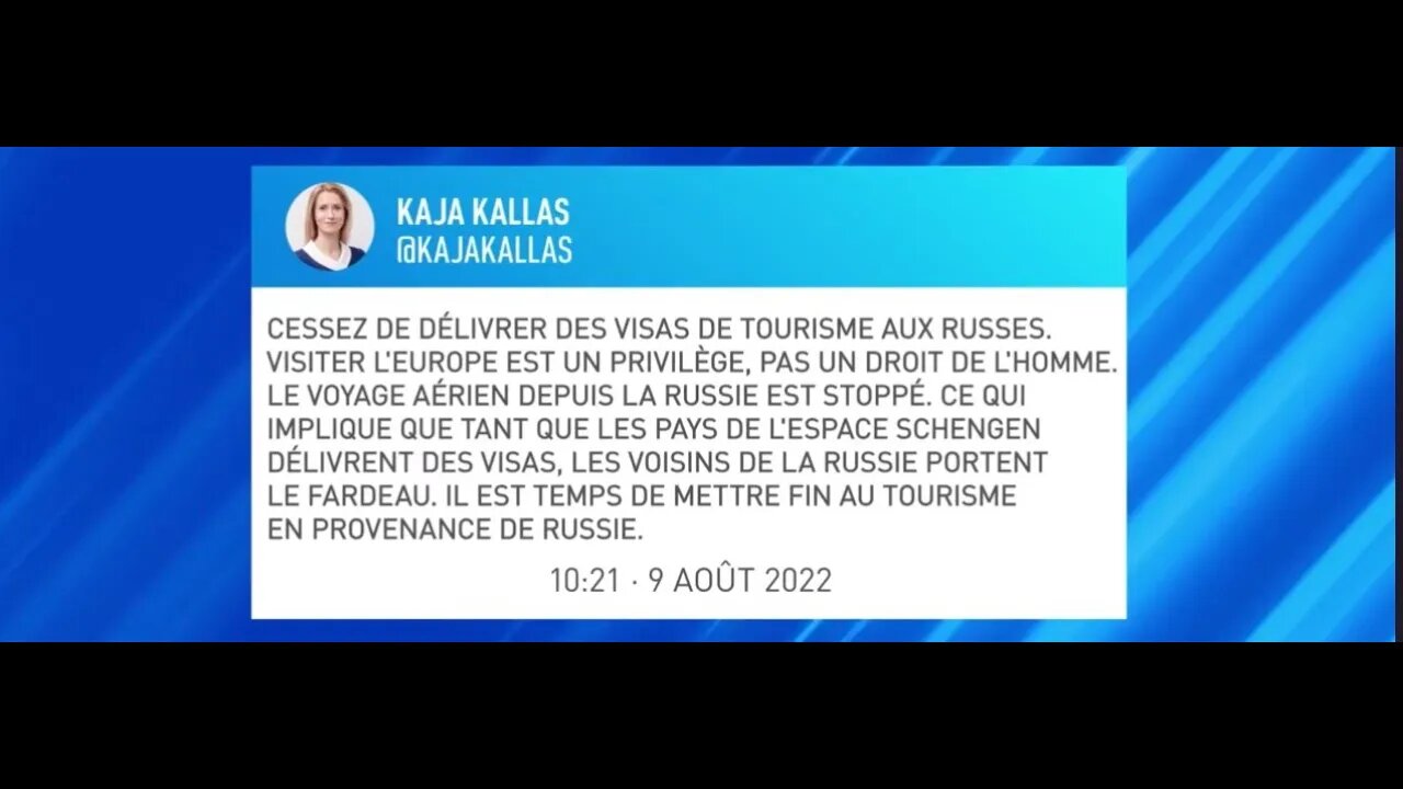 Les touristes russes bientôt bannis de l'Union européenne ?