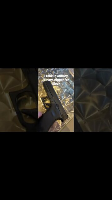 Franklin armory binary trigger for Glock 17 gen 3 peak