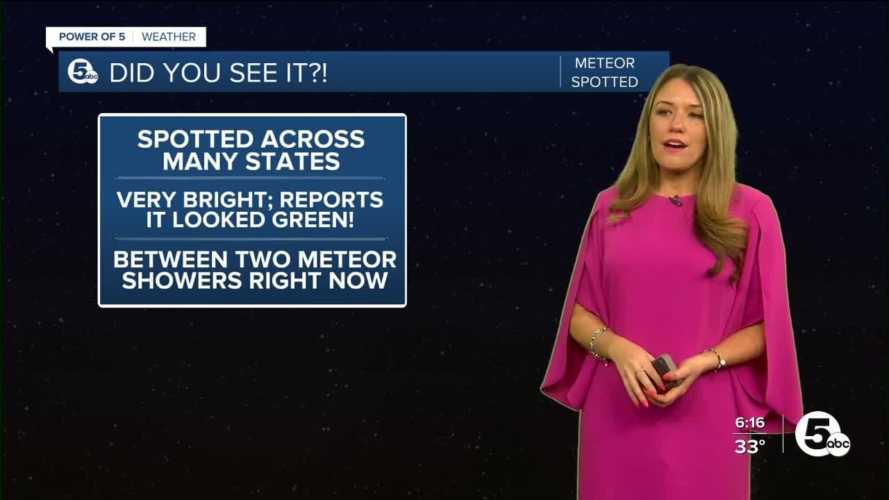 Did you see it? Meteor sighted flying across Northeast Ohio