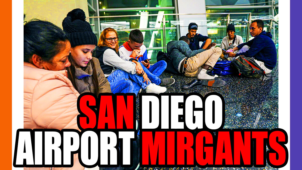 San Diego Airport Now Filled With Migrants