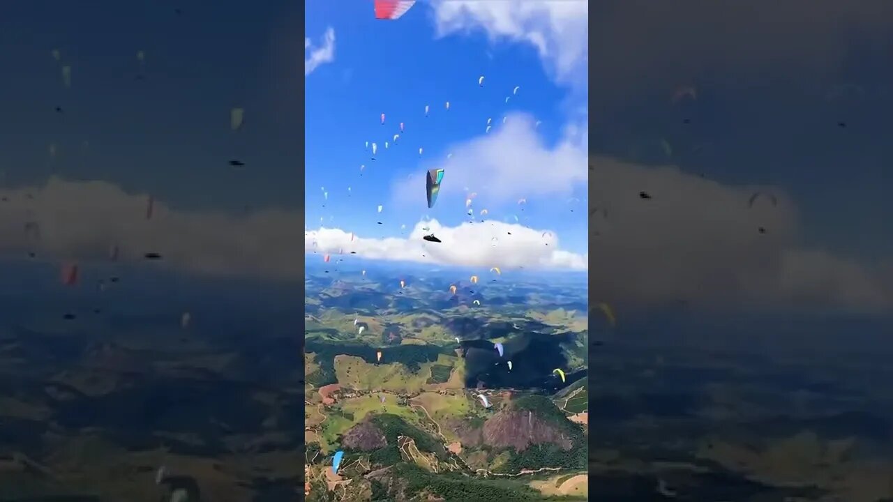 . 🇧🇷Isn't this what paragliding fairytales are made of? 😍📽 @adrienraisson📍 Baixo Guandu, Brazil