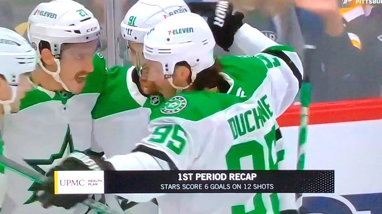 Penguins give up 6 goals in the 1st period!