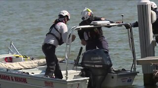 Search and rescue crews take to the waterways after Ian