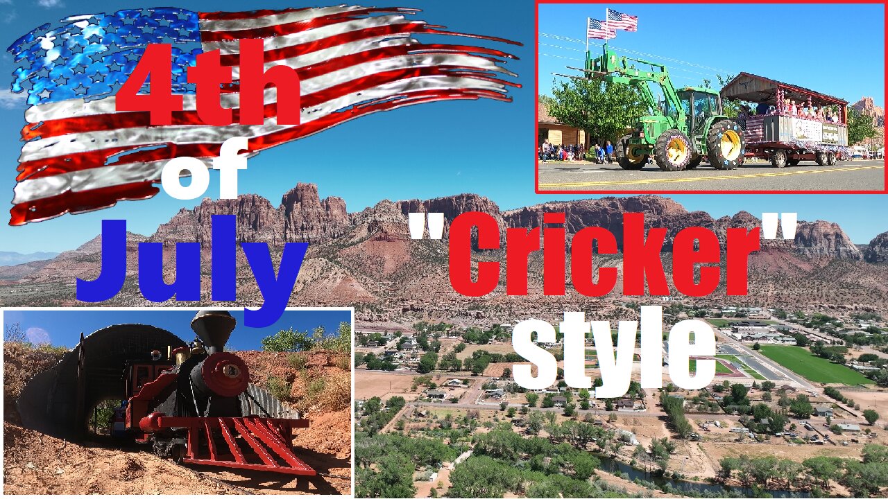4th of July Celebration in Colorado City AZ. (2022) Parade and train ride