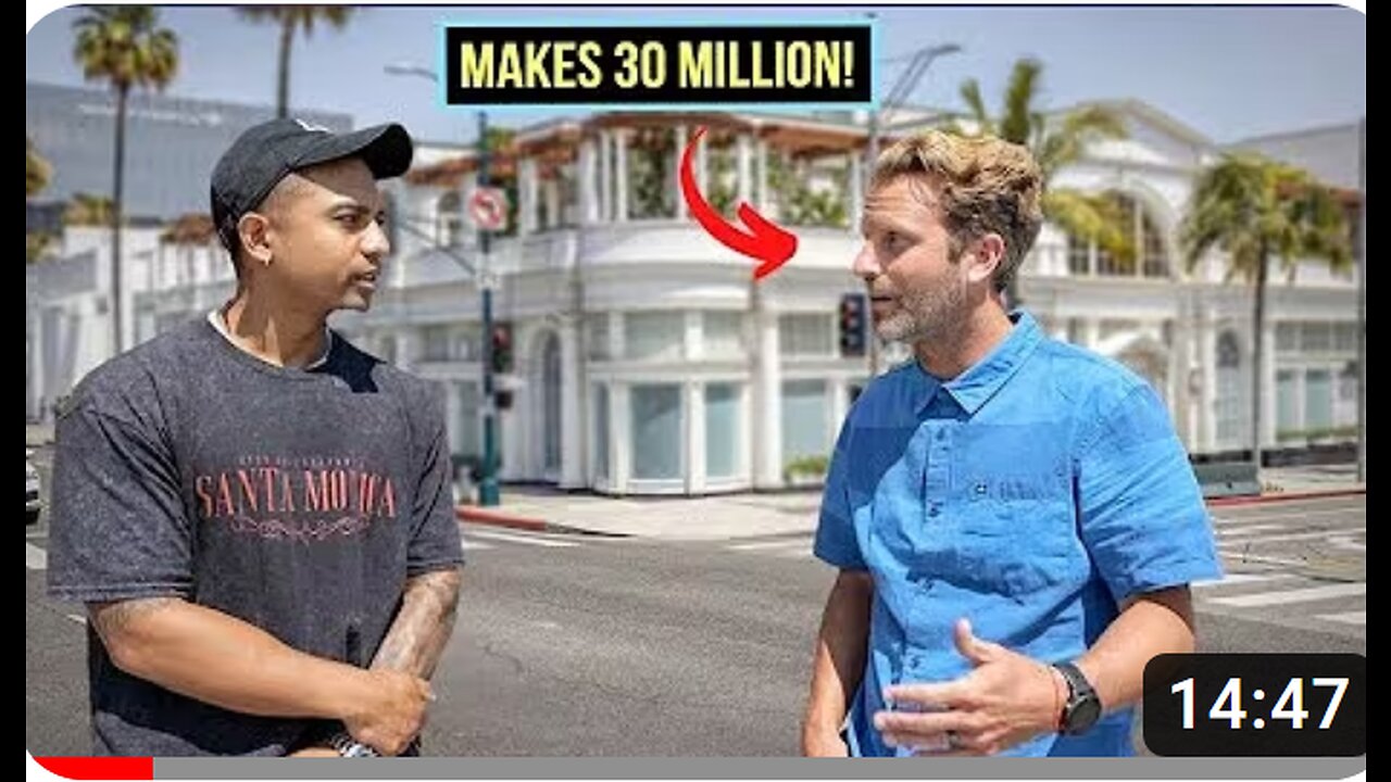 Asking Millionaire's How They Got Rich! (Newport Beach)