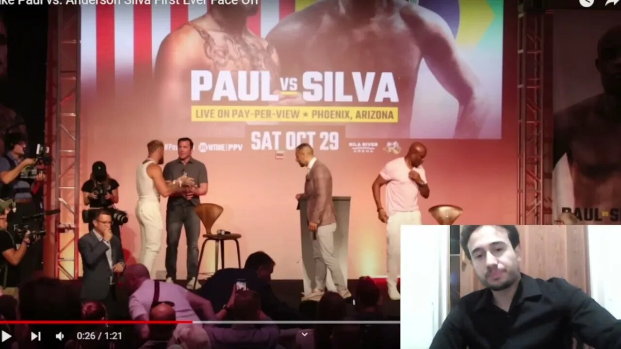 Jake Paul and Anderson Silva Wheigh in (Reaction)