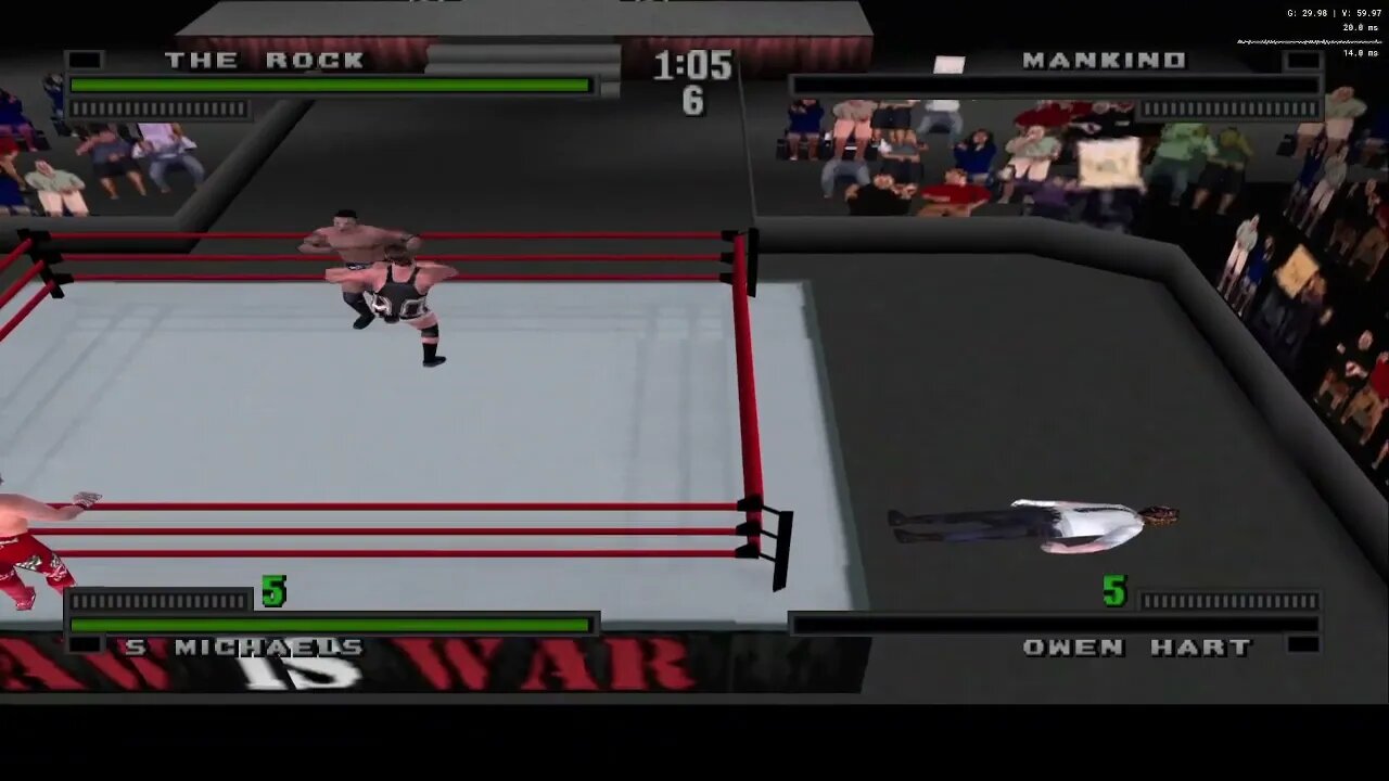 wwf attitude ps1 or duckstation: short match 3