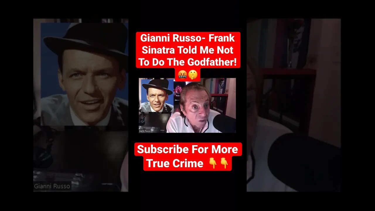 Gianni Russo- Frank Sinatra Told Me Not To Do The Godfather! 🤬 #godfather #goodfellas #bronxtail