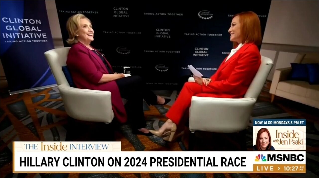 Hillary Says She's All In For Biden Because Trump Is Dangerous