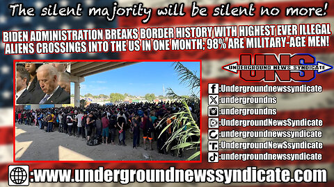 Biden Administration Breaks Record with the Highest Ever Illegal Aliens Crossings into the USA!