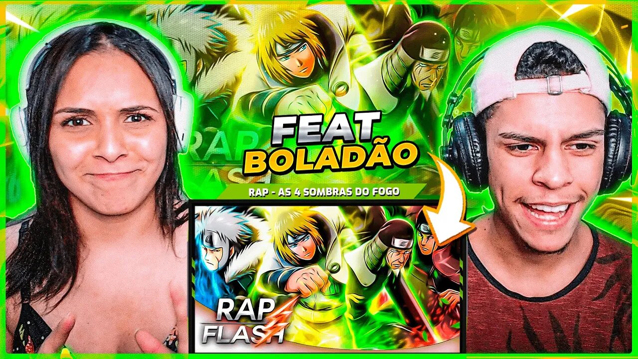 Rap - As 4 Sombras do Fogo | Ft. Tauz, AniRap e Gabriza | Flash Beats (Prod. WB Beats) | [React] 🔥