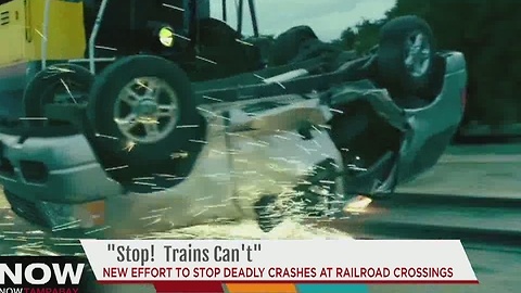 New effort to stop deadly crashes at Railroad crossings