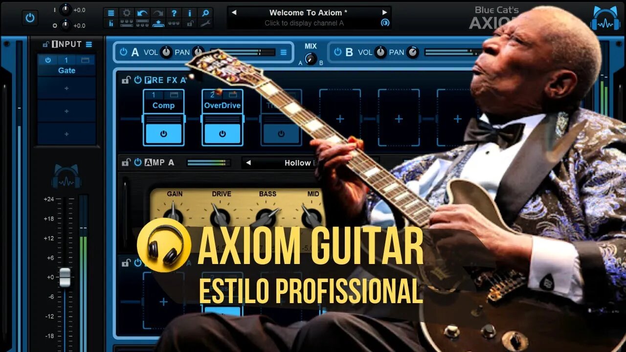 Axiom Guitar e Baixo Estilo Profissional