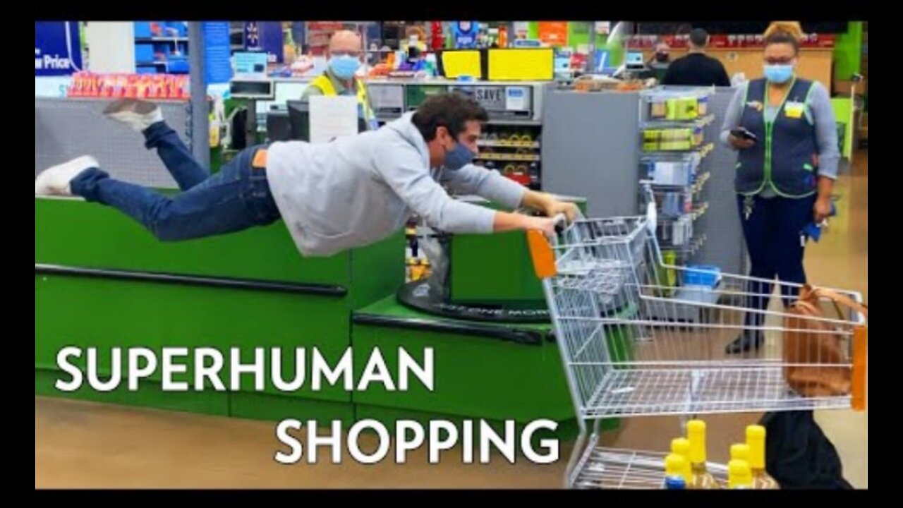 He FLOATS through the store.. employees FREAK OUT
