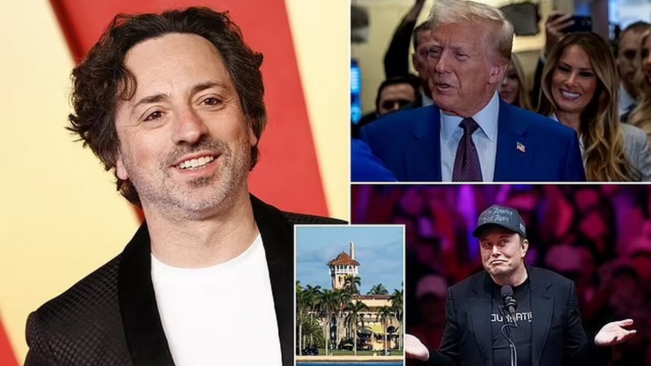 “Sergey Brin Joins Trump Dinner”