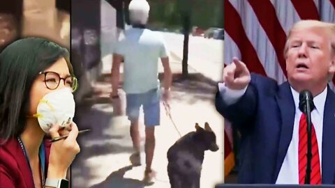 Trump Manhandles Reporters; Psycho Screams At Old Man (Weds 5/13/20)
