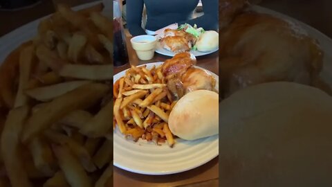 Rotisserie chicken and fries 😍