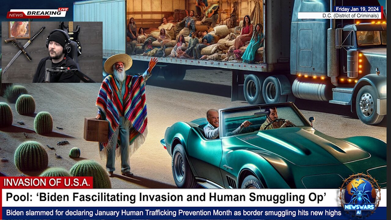Biden Facilitating Border Invasion and Child Smuggling: Tucker Carlson & Tim Pool