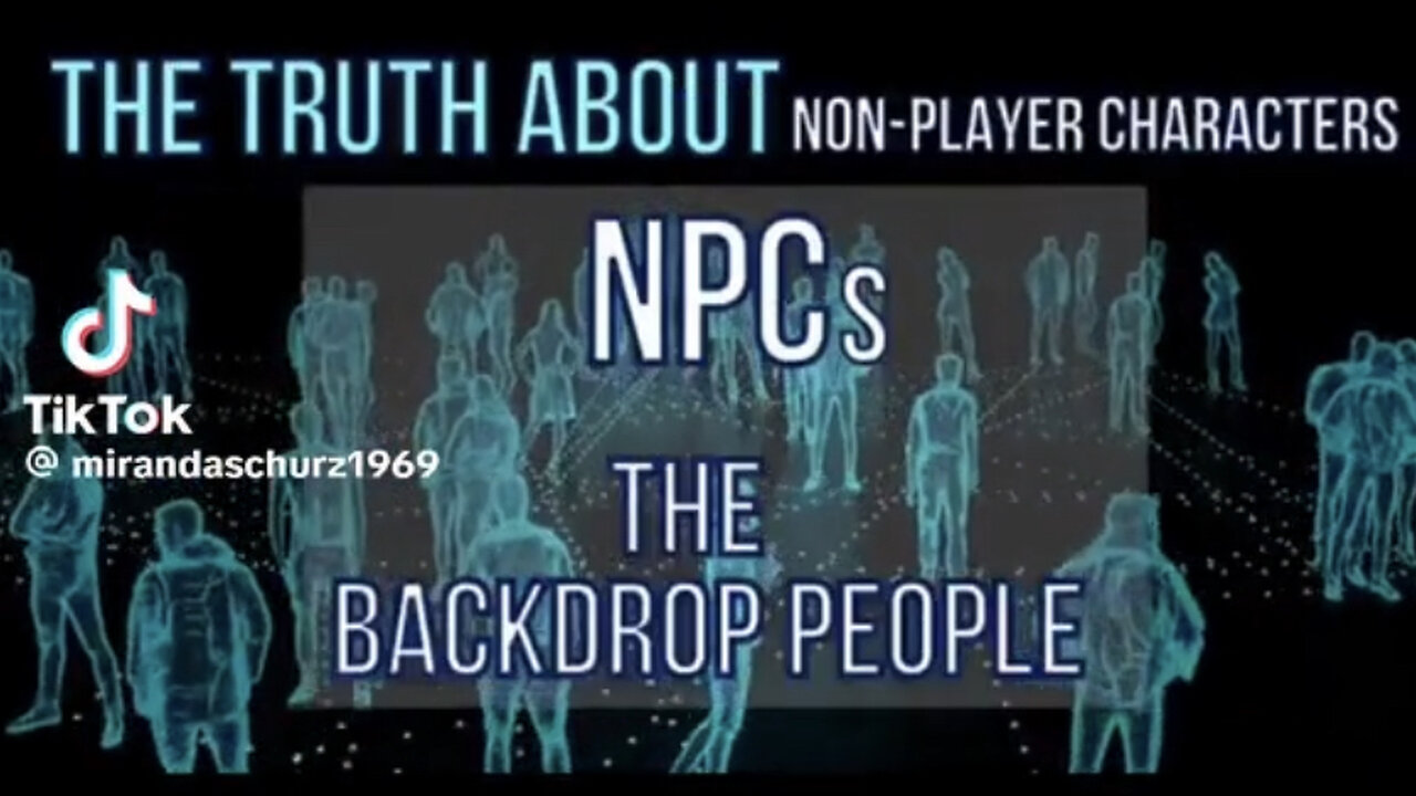 NPCs, Non-Player Characters, The Backdrop People