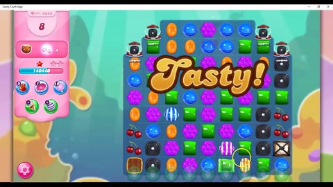 Candy Crush Level 5683 Talkthrough, 23 Moves 0 Boosters