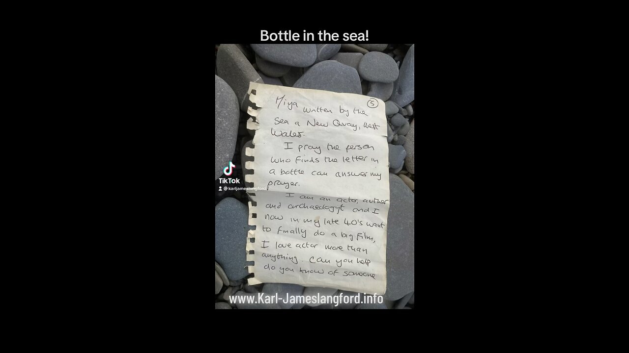 Message in a bottle