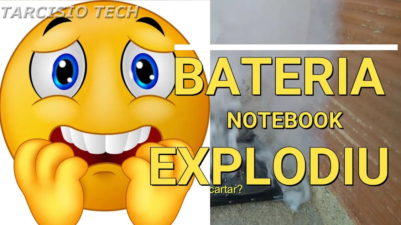 EXPLODIU A BATERIA DO NOTEBOOK