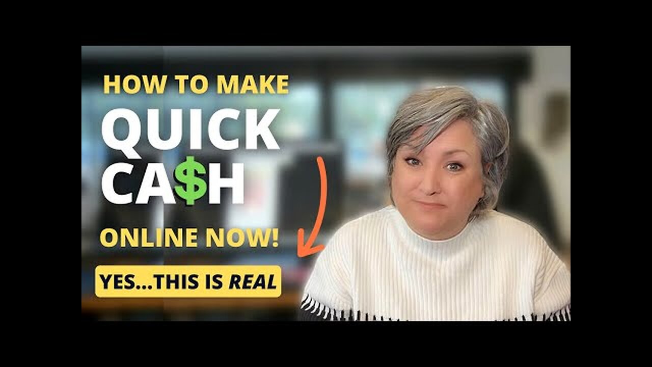 How to Make QUICK CASH NOW!🤑 This Video SHOWS You THREE Ways ANYONE Can Make $$$ in Their Spare Time