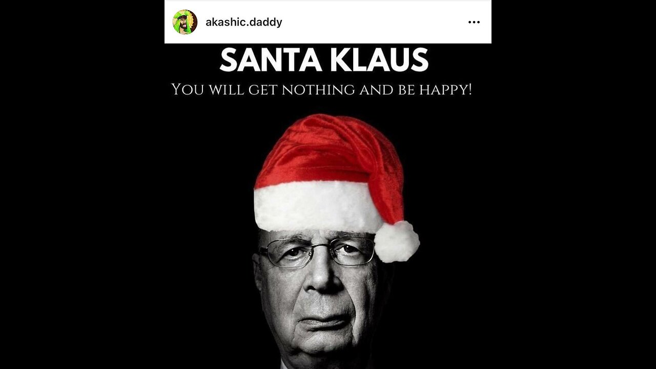 Merry WEF Christmas from Bond villain Klaus Schwab