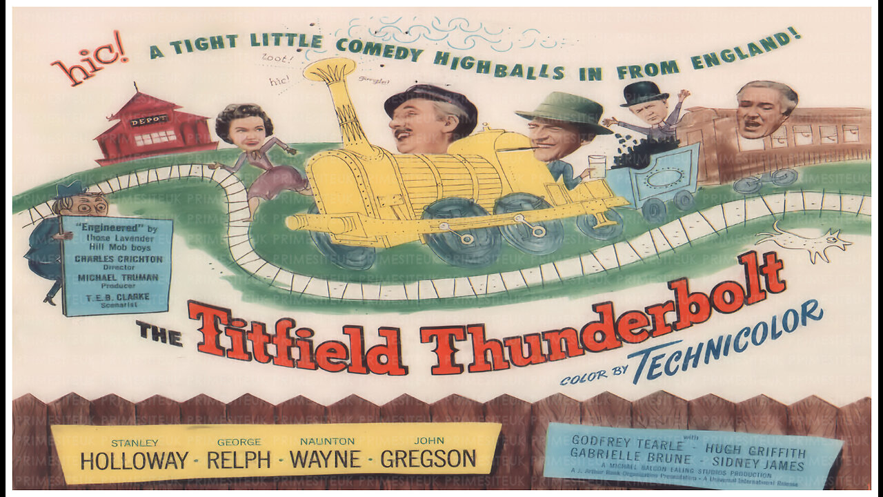 🎥 The Titfield Thunderbolt - 1953 - Stanley Holloway - 🎥 FULL MOVIE