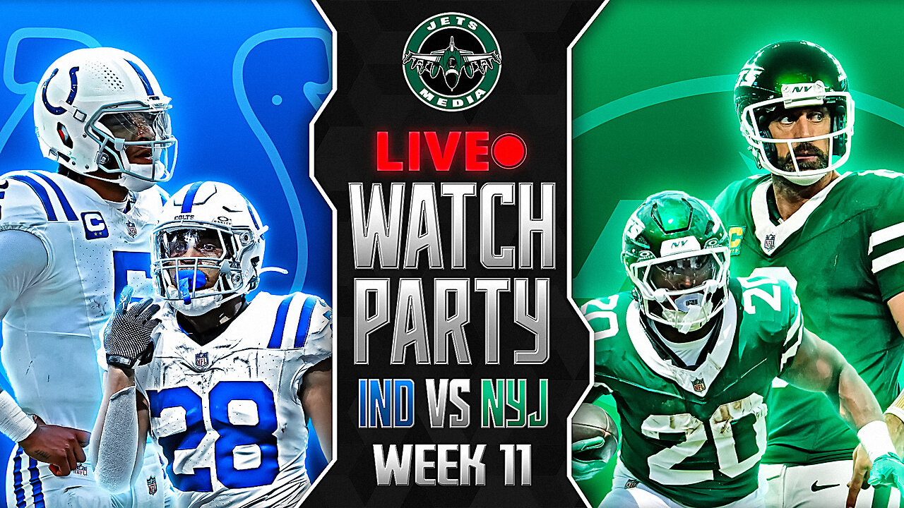 New York Jets vs Indianapolis Colts LIVE Watch Party | NFL Week 11 2024 🔥