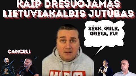 Kaip dresuojamas lietuviakalbis jutūbas