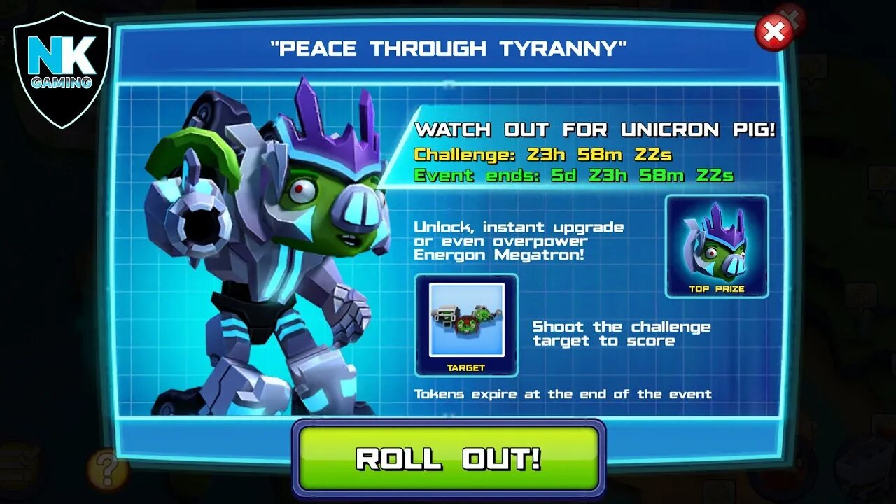 Angry Birds Transformers - Peace Through Tyranny Event - Day 1 - Feat. Over 25 Different Characters