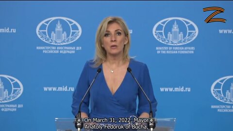 Zakharova: I’m accusing Western and the US media for spreading FAKE NEWS and disinformation on Bucha