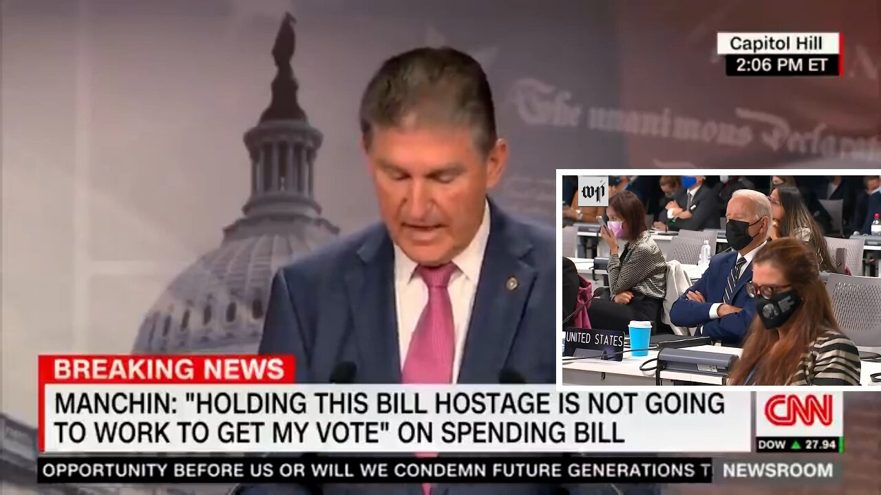 Joe Manchin Ends The Democratic Party While Joe Sleeps.