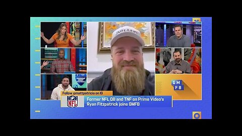 Ryan Fitzpatrick Joins GMFB to Discuss TNF