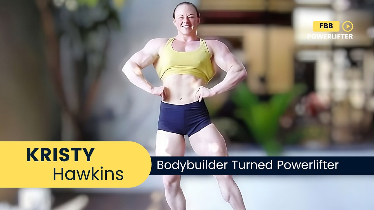 Muscle Transformation of Kristy Hawkins: Bodybuilder Turned Powerlifter