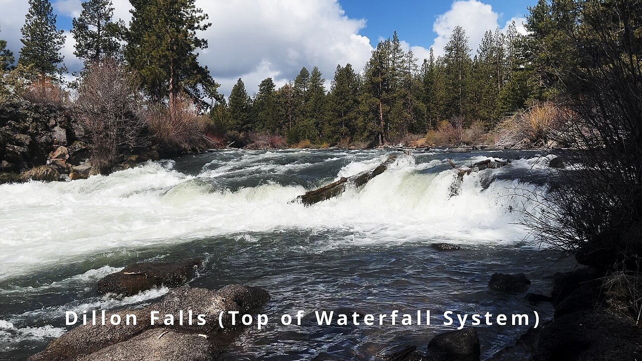 HIKING EXPLORING Wooden Stairs Approach to DILLON FALLS! | Upper Deschutes River Central Oregon | 4K