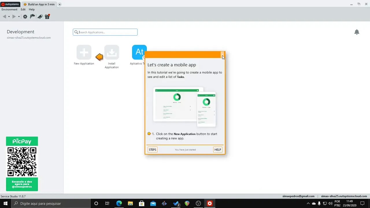Out Systems - Configurando o Ambiente de Desenvolvimento Low-Code