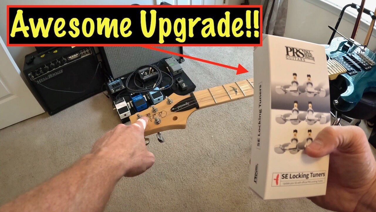 Installing PRS SE Locking Tuners On My PRS Guitar!! #prsguitars #guitartips #guitartone