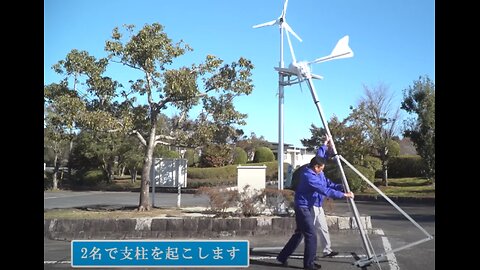 500 W WIND TURBINE / FREE AIR ENERGY / WOLNA ENERGIA