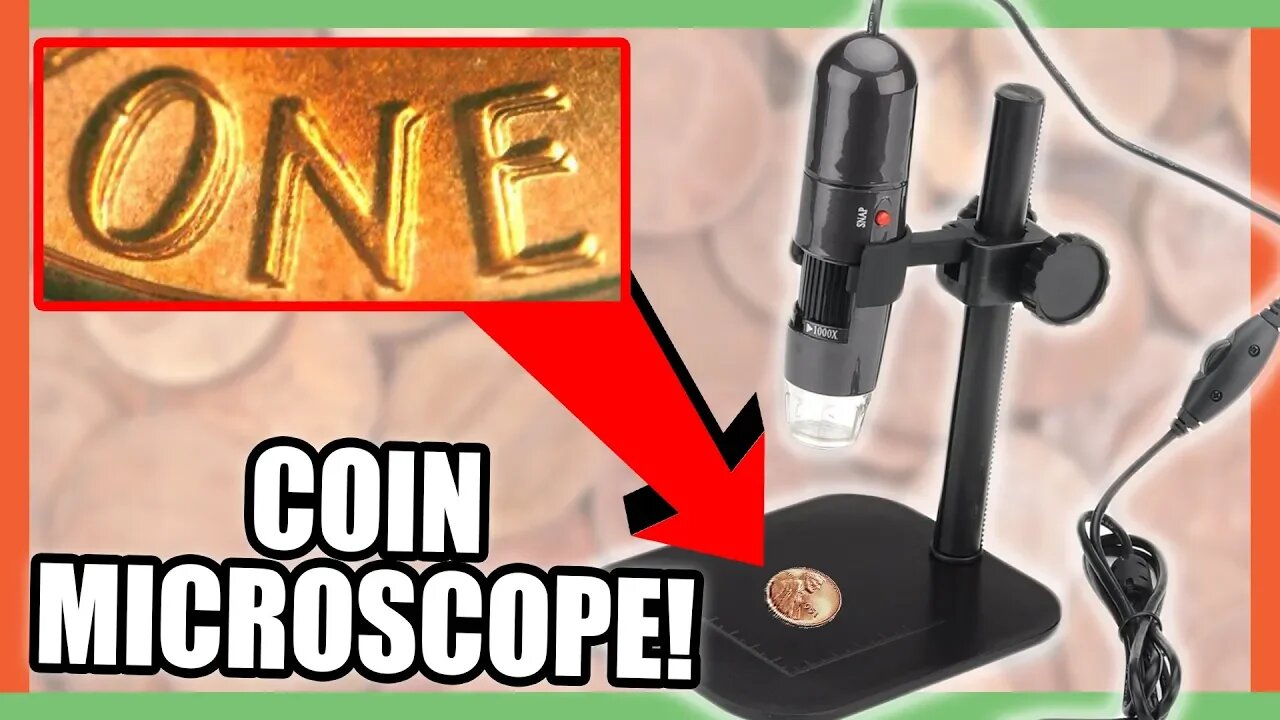 USB COIN MICROSCOPE - FIND RARE ERROR COINS WORTH MONEY!!