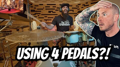 EL ESTEPARIO SIBERIANO| HARDEST COVER I'VE EVER DONE 4 PEDAL DRUMMING Drummer Reacts FIRST TIME