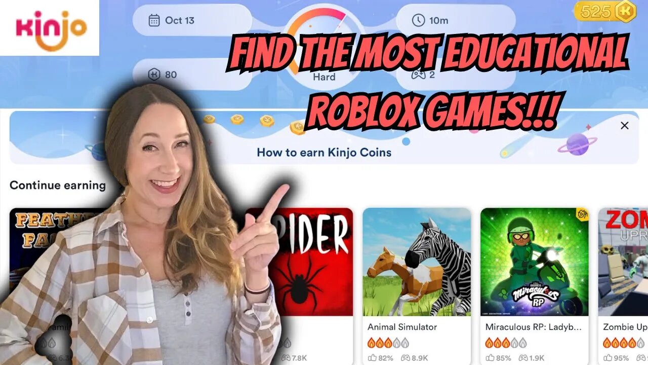 Roblox Educational Games - How the Kinjo App Can Help Your Kids Choose the Most Educational Games