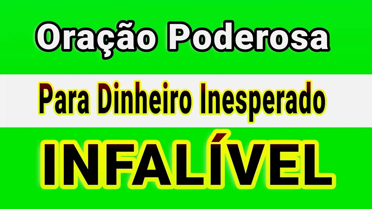 Oração Poderosa Para Dinheiro Inesperado e Prosperidade Financeira | INFALÍVEL