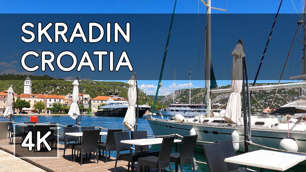 Walking Tour: Skradin, Croatia - 4K UHD Virtual Travel